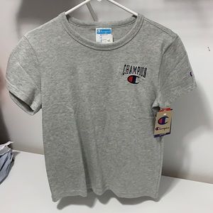 CHAMPION gray tee